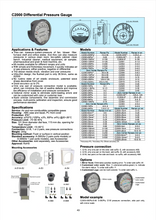 Load image into Gallery viewer, Geller C2000 Series Differential Pressure Gage wc